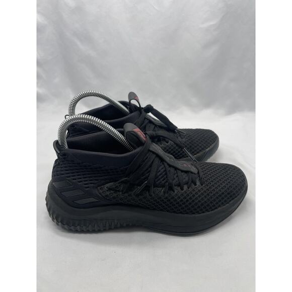 Adidas Dame Lillard 4 Core Basketball Shoes Mens Size 6 Black - Picture 4 of 10